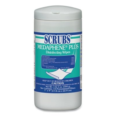 SCRUBS MEDAPHENE PLUS DISINFECTING WIPES